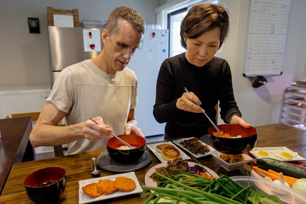 Jenny and Paul of Yori Hey - Korean and Japanese recipes